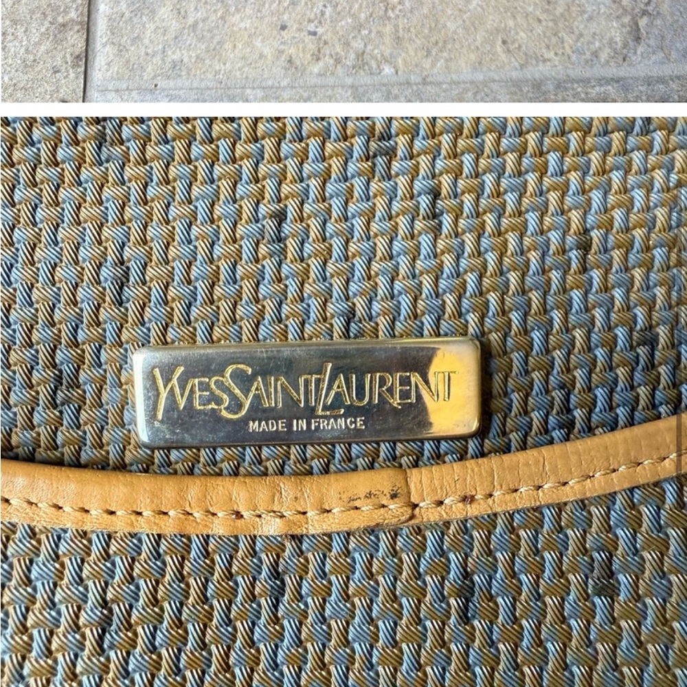 Yves Saint Laurent Brown and Tan Shoulder Bag - Picture 5 of 10